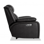 Trailblazer Gray Leather Power Recliner