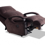 Quinn Chocolate Lay-Flat Power Recliner