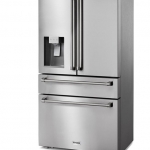 Thor Kitchen - 21.6-cu ft Professional French Door Refrigerator with Ice and Water Dispenser, Counter Depth - Stainless steel