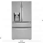 LG - 29.5 Cu. Ft. 4-Door French Door Refrigerator with Door-in-Door and Craft Ice - Stainless steel