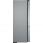 Bosch - 800 Series 21 Cu. Ft. 4-Door French Door Counter-Depth Smart Refrigerator - Stainless steel