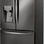 LG - 29.7 Cu. Ft. French Door-in-Door Refrigerator with Craft Ice - Black stainless steel