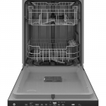 GE - Top Control Built-In Dishwasher with 3rd Rack, Dry Boost, 50 dBa - Black