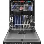 GE - Top Control Built-In Dishwasher with 3rd Rack, Dry Boost, 50 dBa - Black