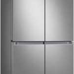 Samsung - 23 cu. ft. 4-Door Flex French Door Counter Depth Refrigerator with WiFi, Beverage Center and Dual Ice Maker - Stainless steel