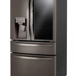 LG - 29.5 Cu. Ft. 4-Door French Door Refrigerator with InstaView Door-in-Door and Craft Ice - Black stainless steel