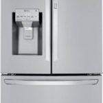 LG - 23.5 Cu. Ft. French Door-in-Door Counter-Depth Refrigerator with Craft Ice - Stainless steel