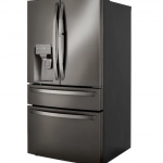 LG - 29.5 Cu. Ft. 4-Door French Door Refrigerator with Door-in-Door and Craft Ice - Black stainless steel