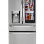 LG - 29.5 Cu. Ft. 4-Door French Door Refrigerator with InstaView Door-in-Door and Craft Ice - Stainless steel