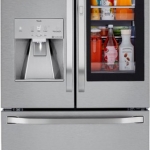 LG - STUDIO 23.5 Cu. Ft. French InstaView Door-in-Door Counter-Depth Refrigerator with Craft Ice - Stainless steel