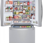 LG - 29.7 Cu. Ft. French Door-in-Door Refrigerator with Craft Ice - Stainless steel