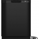 GE - Front Control Built-In Dishwasher with 59 dBA - Black