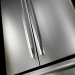JennAir - 27.5 Cu. Ft. French Door Counter-Depth Refrigerator - Stainless steel