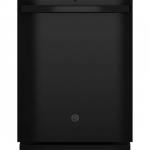 GE - Top Control Built In Dishwasher, 55 dBA - Black