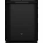 GE - Top Control Built In Dishwasher, 55 dBA - Black