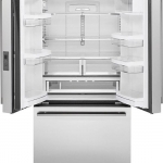 Monogram - 23.1 Cu. Ft. French Door Counter-Depth Refrigerator - Stainless steel