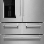 KitchenAid - 25.8 Cu. Ft. 5-Door French Door Refrigerator - Stainless steel