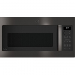 GE Profile - 1.7 Cu. Ft. Convection Over-the-Range Microwave with Sensor Cooking - Fingerprint Resistant Black Stainless