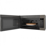 GE Profile - Profile Series 1.7 Cu. Ft. Convection Over-the-Range Microwave with Sensor Cooking and Chef Connect - Slate