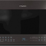 Haier - 1.6 Cu. Ft. Over-the-Range Microwave with Sensor Cooking and Built-In Wi-Fi - Fingerprint Resistant Black Stainless