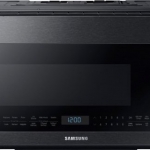 Samsung - 2.1 Cu. Ft. Over-the-Range Microwave with Sensor Cook - Black stainless steel