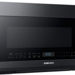 Samsung - 2.1 Cu. Ft. Over-the-Range Microwave with Sensor Cook - Black stainless steel