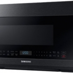 Samsung - 2.1 Cu. Ft. Over-the-Range Microwave with Sensor Cook - Black stainless steel
