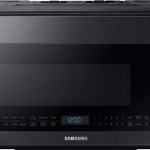 Samsung - 2.1 Cu. Ft. Over-the-Range Microwave with Sensor Cook - Black stainless steel