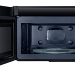 Samsung - 1.7 cu. ft. Over-the-Range Convection Microwave with WiFi - Black stainless steel