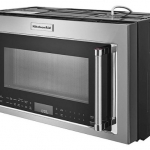 KitchenAid - 1.9 Cu. Ft. Convection Over-the-Range Microwave with Sensor Cooking and Simmer Cook Cycle with Steamer Container - PrintShield Stainless