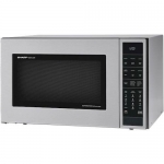 Sharp - Carousel 1.5 Cu. Ft. Mid-Size Microwave - Silver