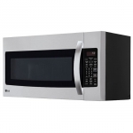 LG - 1.7 Cu. Ft. Convection Over-the-Range Microwave - Stainless steel