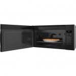 GE Profile - Profile Series 1.7 Cu. Ft. Convection Over-the-Range Microwave with Sensor Cooking and Chef Connect - Black