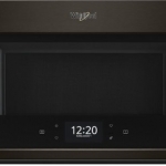 Whirlpool - 1.9 Cu. Ft. Convection Over-the-Range Microwave - Black stainless steel