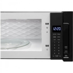 Whirlpool - 1.1 Cu. Ft. Low Profile Over-the-Range Microwave Hood Combination - Black