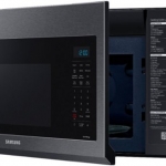 Samsung - 1.7 cu. ft. Over-the-Range Convection Microwave with WiFi - Black stainless steel