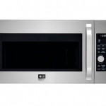 LG - STUDIO 1.7 Cu. Ft. Convection Over-the-Range Microwave Oven with Sensor Cook - Stainless steel