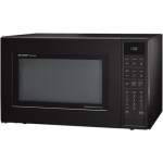 Sharp - Carousel 1.5 Cu. Ft. Mid-Size Microwave - Black