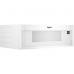 Whirlpool - 1.1 Cu. Ft. Low Profile Over-the-Range Microwave Hood Combination - White