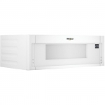 Whirlpool - 1.1 Cu. Ft. Low Profile Over-the-Range Microwave Hood Combination - White