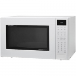 Sharp - Carousel 1.5 Cu. Ft. Mid-Size Microwave - White