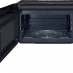 Samsung - 2.1 cu. ft. Smart BESPOKE Over-the-Range Microwave with Sensor Cooking - Navy steel