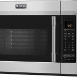 Maytag - 1.9 Cu. Ft. Over-the-Range Microwave with Sensor Cooking and Dual Crisp - Stainless steel