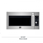 LG - STUDIO 1.7 Cu. Ft. Convection Over-the-Range Microwave Oven with Sensor Cook - Stainless steel