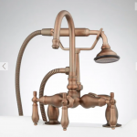 Allister Deck-Mount Tub Faucet and Hand Shower 