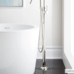 Simoni Freestanding Tub Faucet and Hand Shower - Polished Nickel