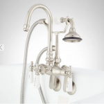 Galeton Tub-Wall-Mount Faucet and Hand Shower - Adjustable Spread