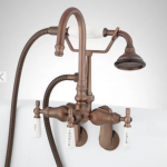 Galeton Tub-Wall-Mount Faucet and Hand Shower - Adjustable Spread