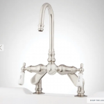 Deck-Mount Tub Faucet - Brushed Nickel