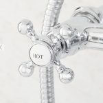 Wall-Mount Telephone Faucet and Hand Shower